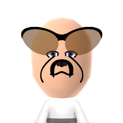 bulldog Mii character: This adorable puppy will just melt your heart.