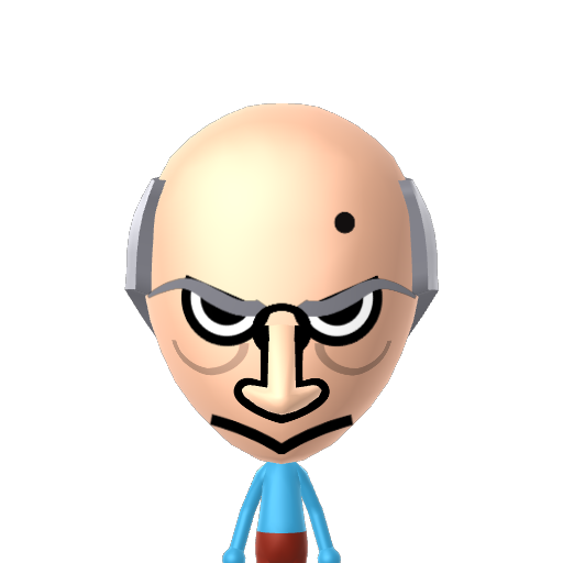 Mr Burns Mii character: These are extracted and derived from the Mii Central Miis from the 3DS Miitopia.