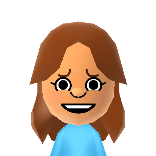 Suz Mii character: Custom CPU Miis made by DezzyTheMaker, also used Mii Olympics in Wii Sports, Mii Olympics in Wii Sports Resort, and Mii Olympics in Wii Party, a Mod for Wii Sports, Wii Sports Resort, and Wii Party respectivel.