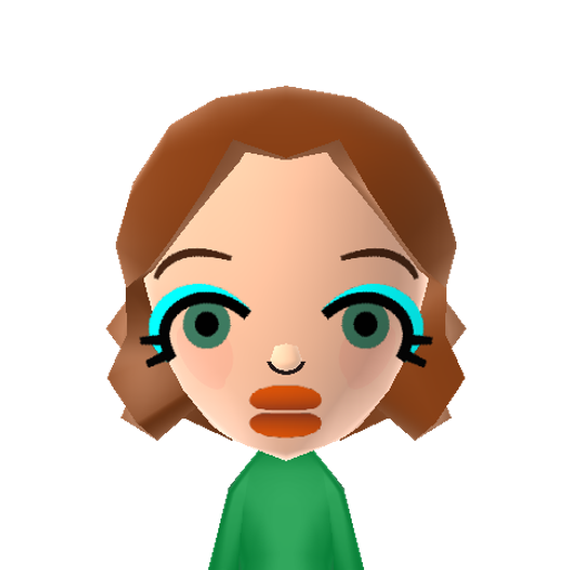 Lucy Mii character preview