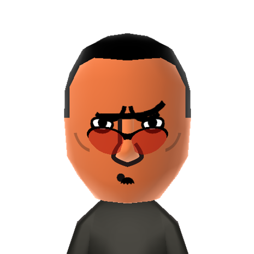 The Rock Mii character preview