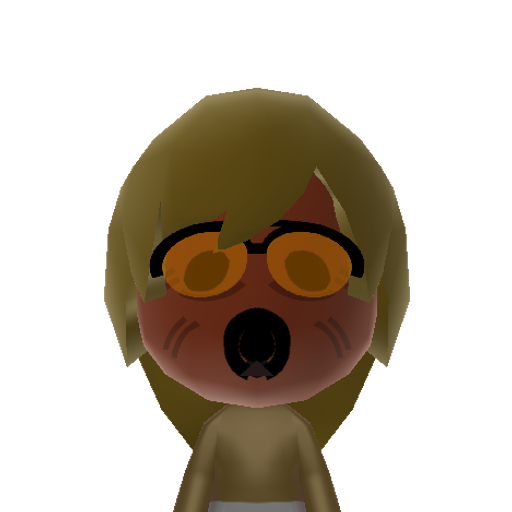 Deku Scrub Mii character: A character from some "The Legend of Zelda" games.