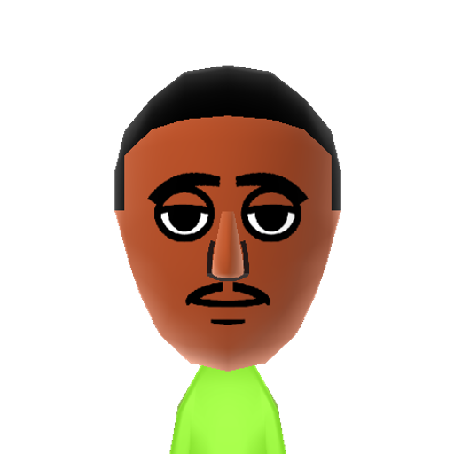 Denzel Mii character preview