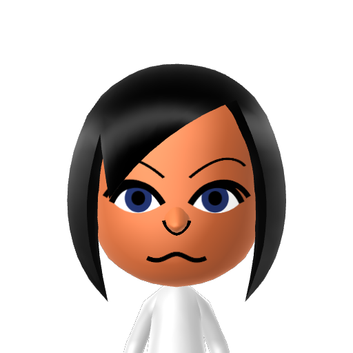 Morgana Mii character: My personal recreation of the Mii as it appears in the SSBU Mii Fighter DLC trailer.