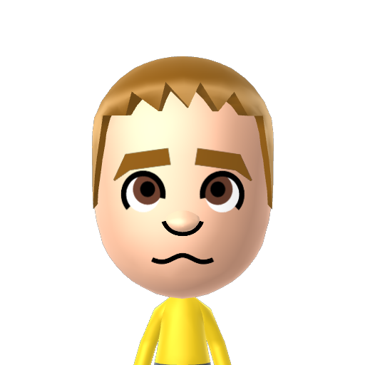 Zachary Mii character preview