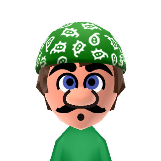 Luigi Mii character: Luigi!