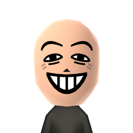 troll face Mii character preview