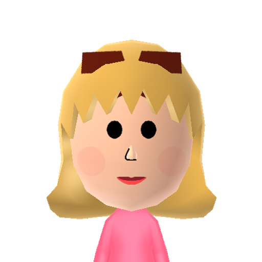 Paula Mii character preview