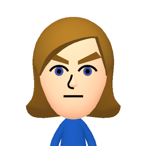 MaxHatT Mii character: This Mii is from the Switch SDK as a SampleDB Mii.