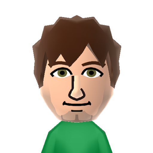 Gavin Free Mii character: Filmmaker and Youtuber from Rooster Teeth Productions. The British one.
