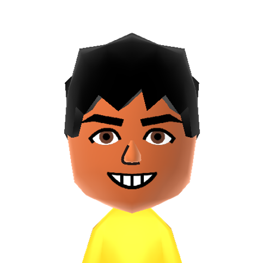Ponch Mii character preview