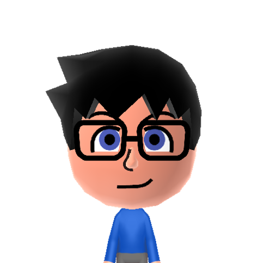 コナン Mii character: These are extracted and derived from the Mii Central Miis from the 3DS Miitopia.