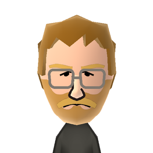 MrNovember Mii character: Lead singer/lyricist for "The National"