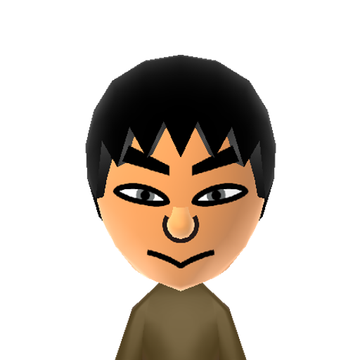 Isaiah Mii character: Custom Mii character for Wii Sports Archipelago, a mod for Wii Sports Resort