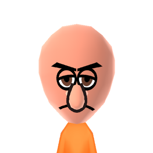 Squidward Mii character preview