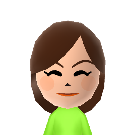 Clerk Mii character: The shop clerk from "Pokemon Rumble World" for the 3DS