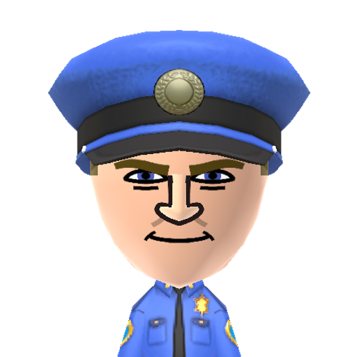 Jezza K Mii character: By @squeakyrob (TikTok)
