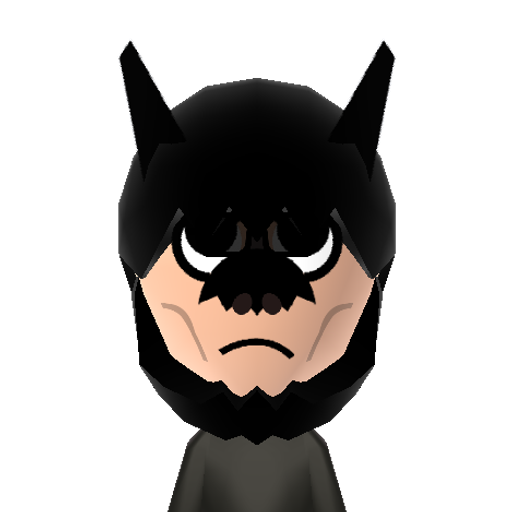 batman Mii character preview