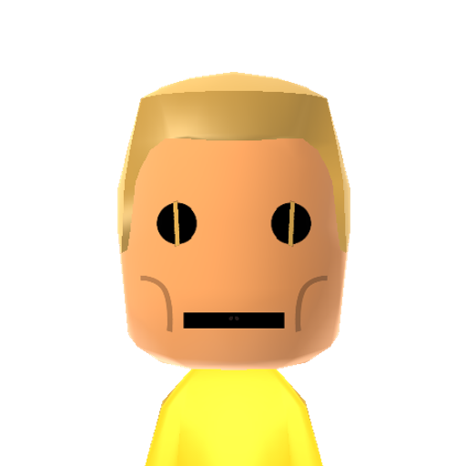 shufflebot Mii character: Character from music videos by the musical duo LMFAO.