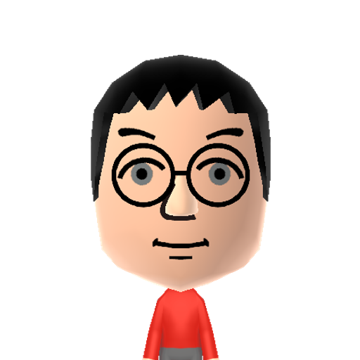 HarryP Mii character: Main character from "Harry Potter" movies.