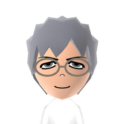 Stein Mii character: Eccentric doctor from "Soul Eater", a popular manga and anime series, minus the large screw in his head and stitches on his face.