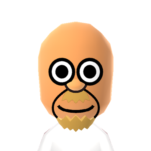 Homer Mii character preview