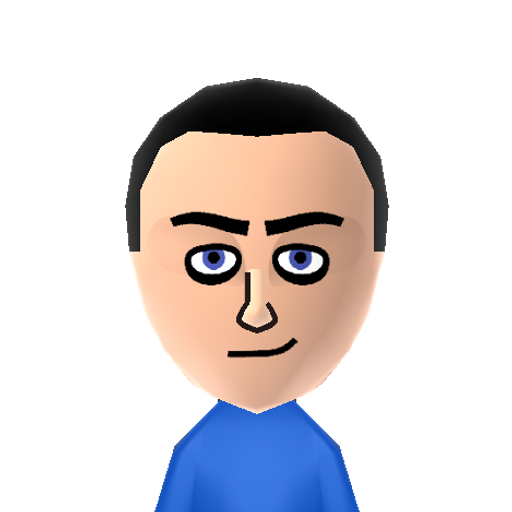 Hoxton Mii character: From the "Payday" games.