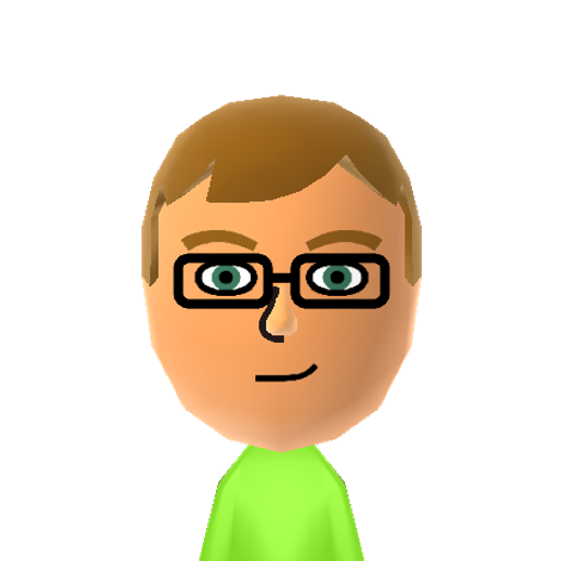 Dome Mii character: NNID: Hulk.2