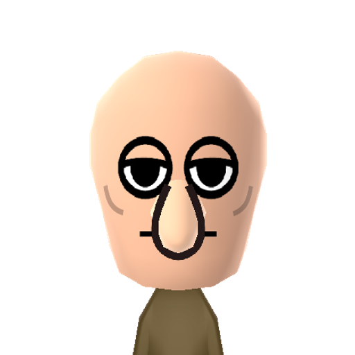 ςqųıdωαяd Mii character: The grumpy squid on "Spongebob Squarepants".