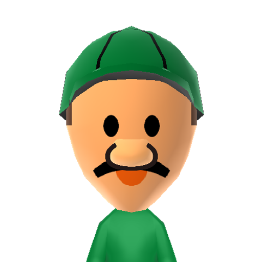 PaperLuigi Mii character preview