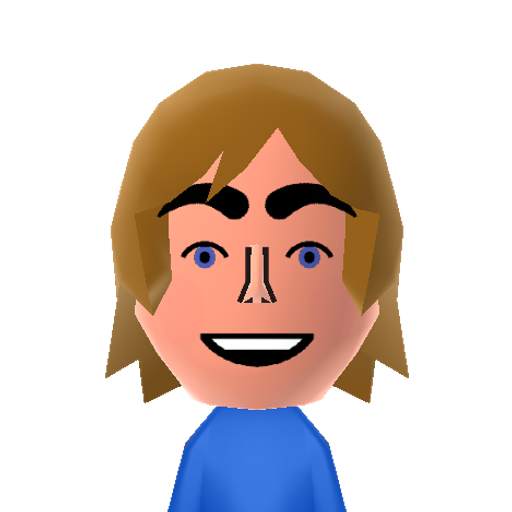 Zac Efron Mii character: Dreamy young actor best known for his roles in the "High School Musical" movies and the TV Series "Summerland".