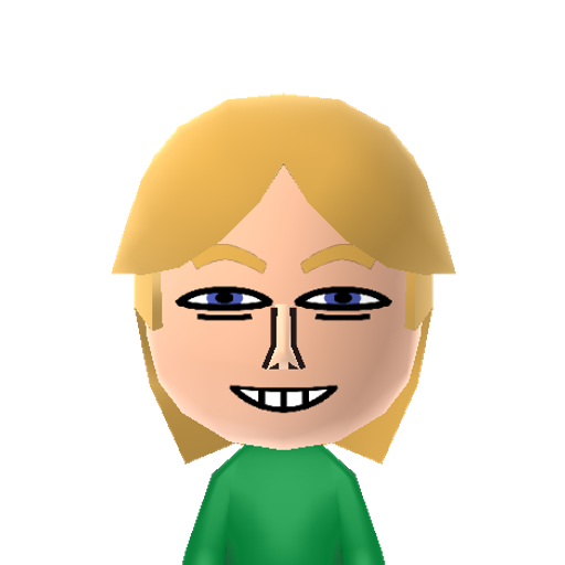 BEN… Mii character: From a creepypasta about a haunted cartridge of "Legend of Zelda - Majora's Mask".