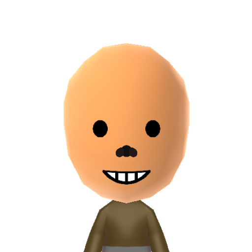 Sea Otter Mii character: A mammal that swims in the sea.
