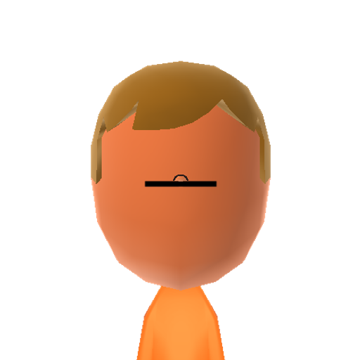 OrangeJuic Mii character: A Mii I found on Wiimmfi