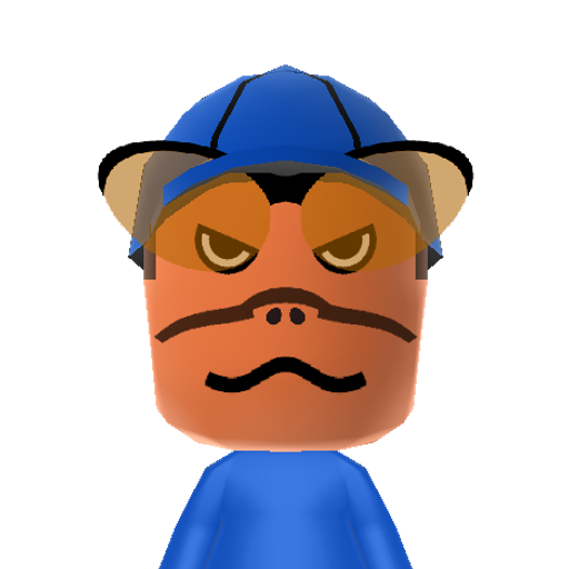 Mooselini Mii character: From "Parappa the Rapper". She's a driving school instructor.
