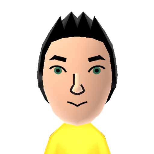 Leon Mii character: A Mii from the YouTube channel NintendoMovies (Wii U)