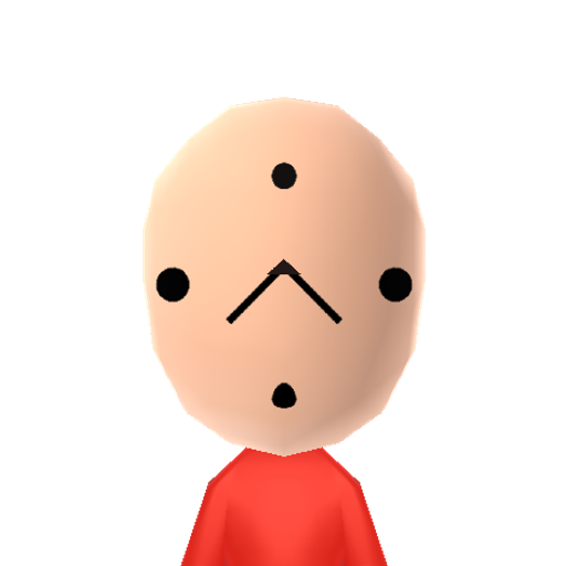 Clock Mii character: the thing that tells time