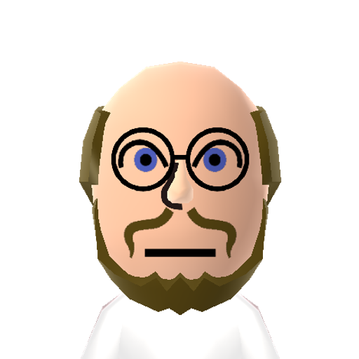 J. Lipton Mii character: Dramatic host of "Inside the Actors Studio".