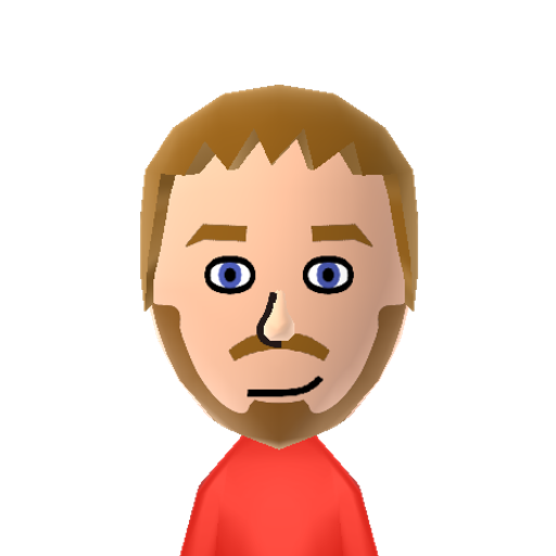 Kestron Mii character: Kestron's old Mii reconstructed from Maddie's data file