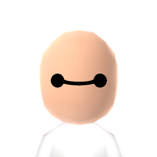Baymax Mii character: These are extracted and derived from the Mii Central Miis from the 3DS Miitopia.