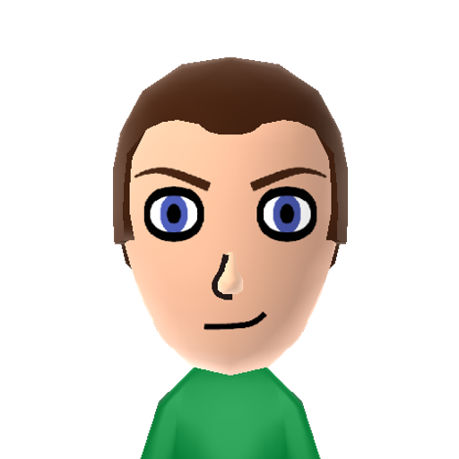 Sheldon Mii character preview