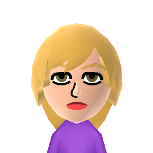 Mii Dawn Mii character: This is Mii Dawn. The Demigoddess Princess of Dawn, Balance, and Light, on Animazy. Daughter of Mii Sun and Mii Moon, older sister of Mii Hell and Mii Summer, Mii Water's friend and adoptive older sister of Melissa. (Note: Originally, Mii Dawn had light orange hair, eyebrows, and eyes, but the color was not available on Pretendo Network.)