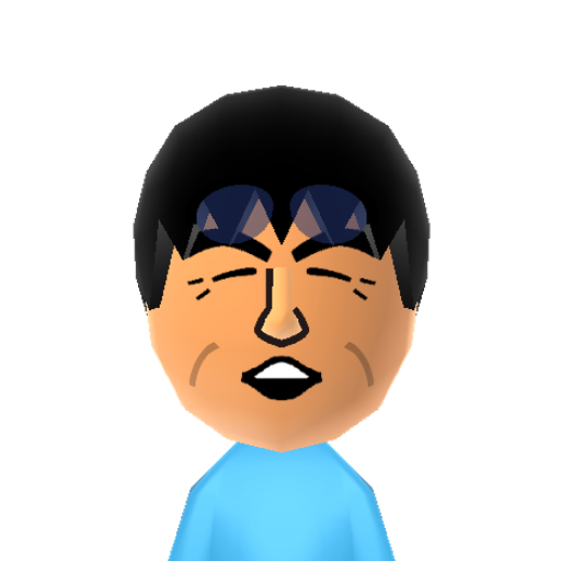 Arino Mii character: The Kacho, member of the comedy duo Yoiko from the Japanese TV show "Game Center CX".