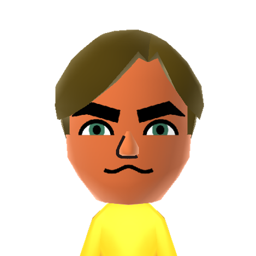 no name Mii character: A Mii from Dillon's Dead-Heat Breakers