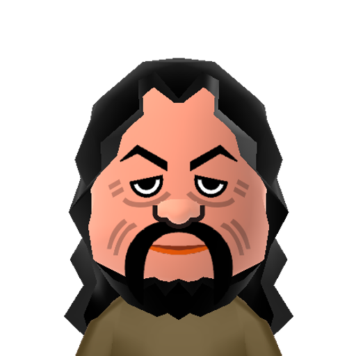 Hagrid Mii character preview