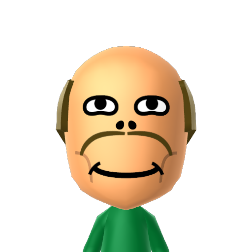 Boots Mii character: A jock alligator straight from my GCN Animal Crossing Town. He was believed to have been destroyed, but managed to return to the new island. He is currently married to Meredith and also is a member of the Rapper's Creed Rap group.