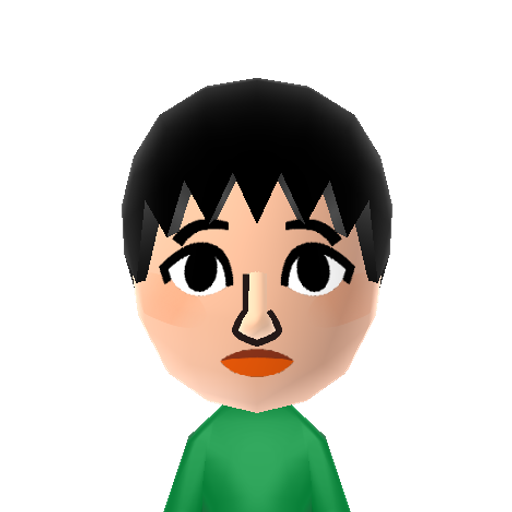 no name Mii character: A Mii from Dillon's Dead-Heat Breakers