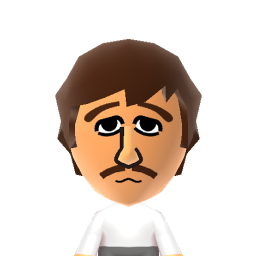 Ringo Mii character: A musician who left his mark in the '60s as the drummer for The Beatles. He began his solo career in 1970.