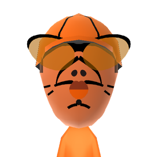 Tigger Mii character preview