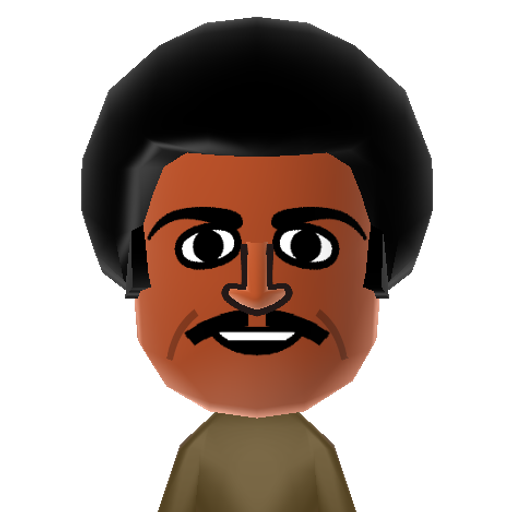 Steven Mii character: A Mii from Wii Sports Club Resort, a mod for Wii Sports Resort.